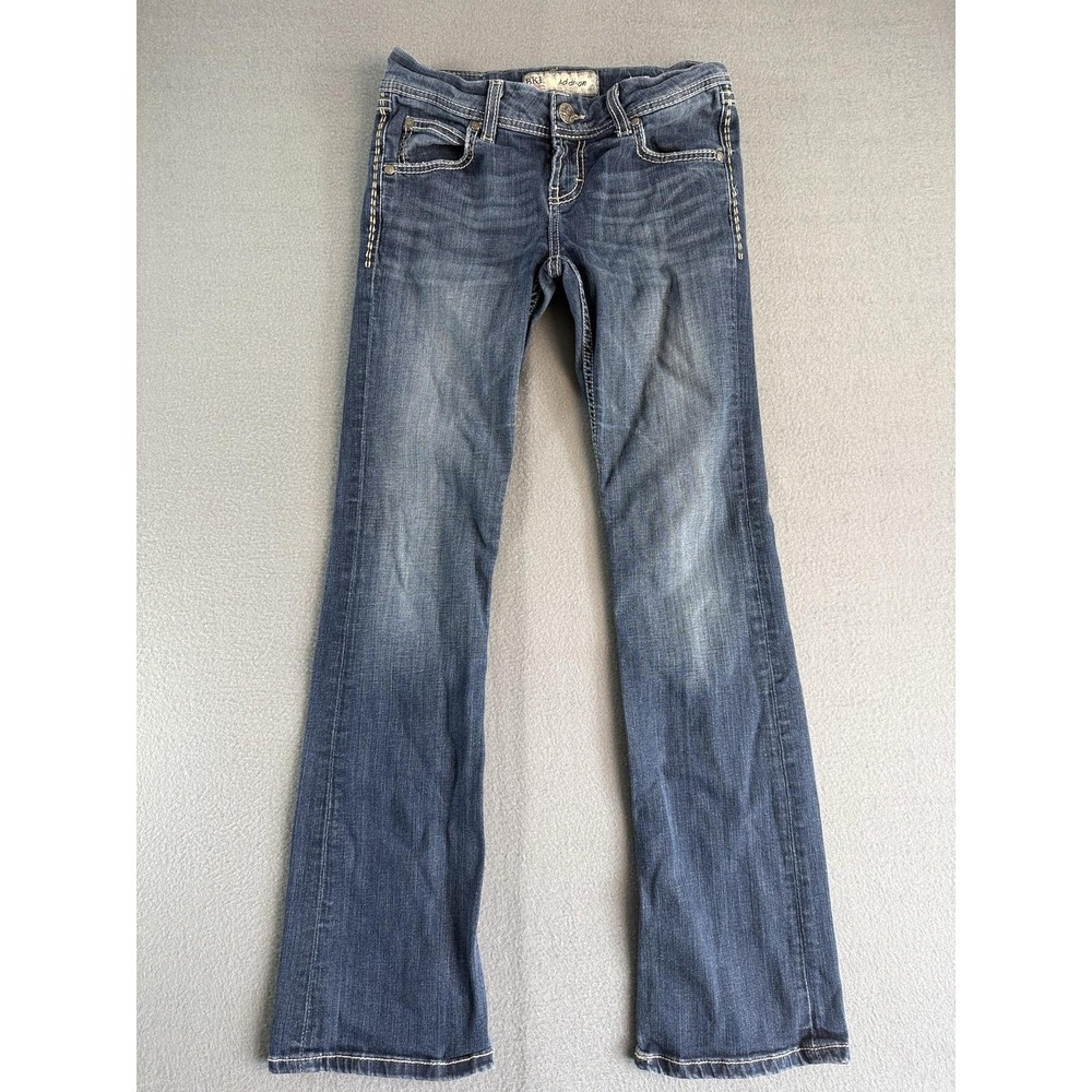 BKE Denim Addison Jeans Womens 26x31.5 Medium Wash Blue Low Rise Bootcut Stretch